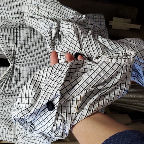 NWT sz 6 $880 Hellessy windowpane blouse - Picture 7 of 8